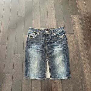 Y2k/ 90's Denim Midi Skirt